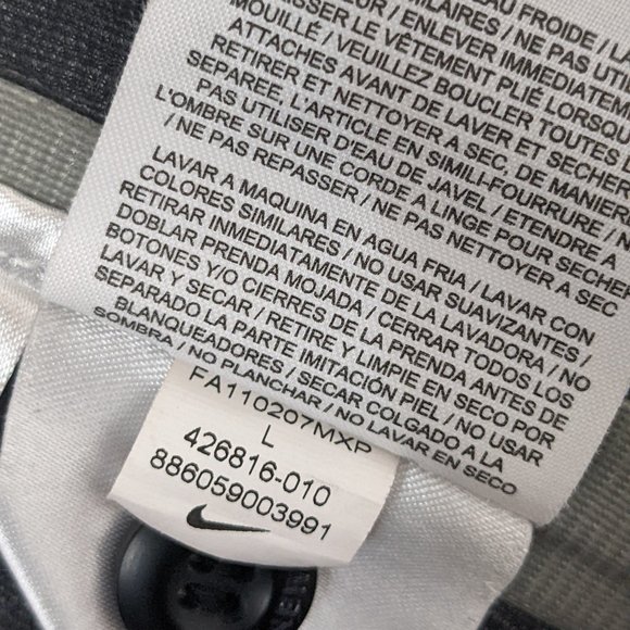 Nike Womens Sportswear Sideline Hooded Jacket Hard Shell NSW 426816 Black L - Picture 11 of 12